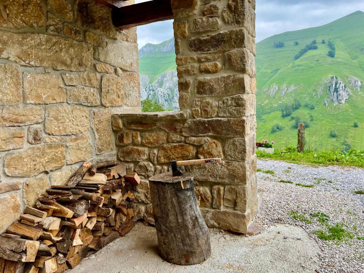 La Cabana Maria San Roque de Ríomiera Eksteriør bilde