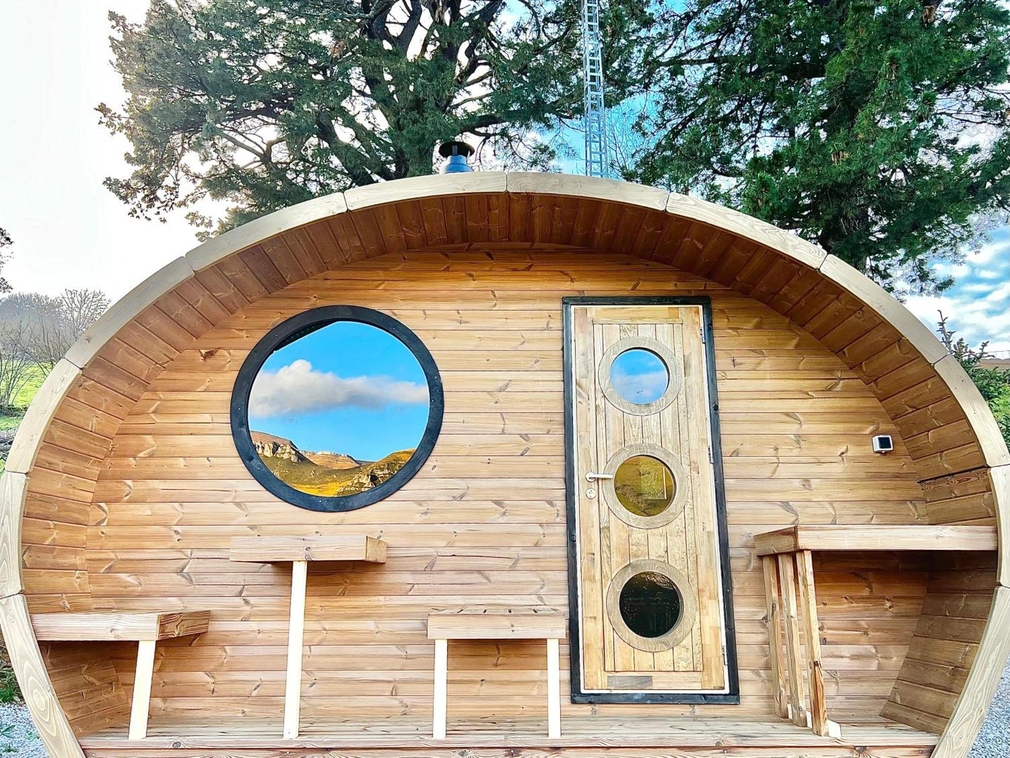 La Cabana Maria San Roque de Ríomiera Eksteriør bilde