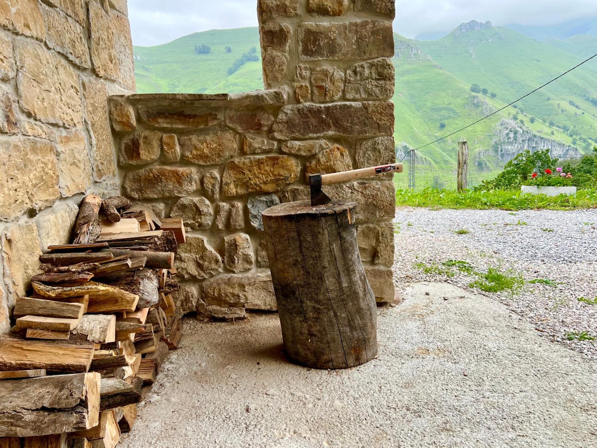 La Cabana Maria San Roque de Ríomiera Eksteriør bilde